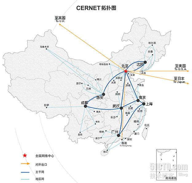 中国四大骨干网及ChinaNet详细介绍